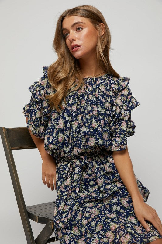 Flutter Sleeve Dress