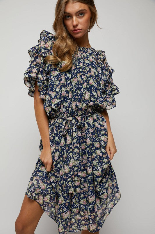 Flutter Sleeve Dress